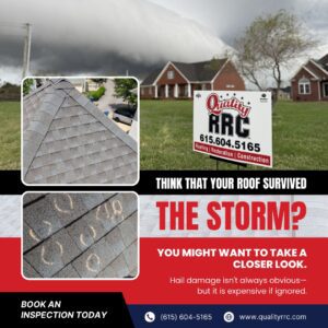 "hail damage roof inspection Nashville"
