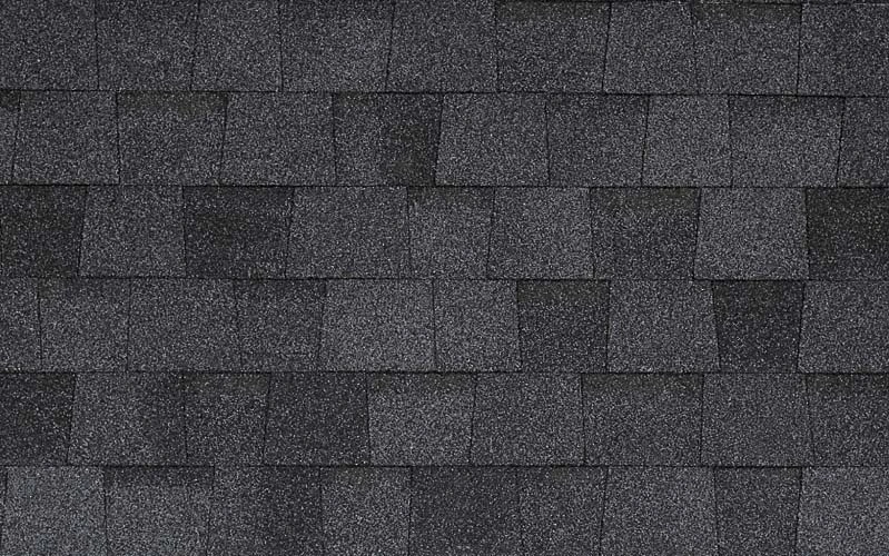 New roof replacement with CertainTeed Landmark Pro shingles in Moire Black color by Quality RRC