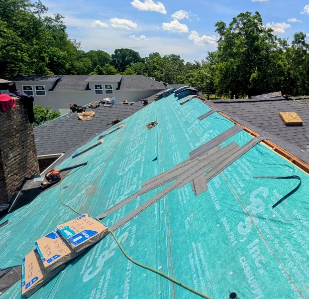 Franklin TN roof replacement during