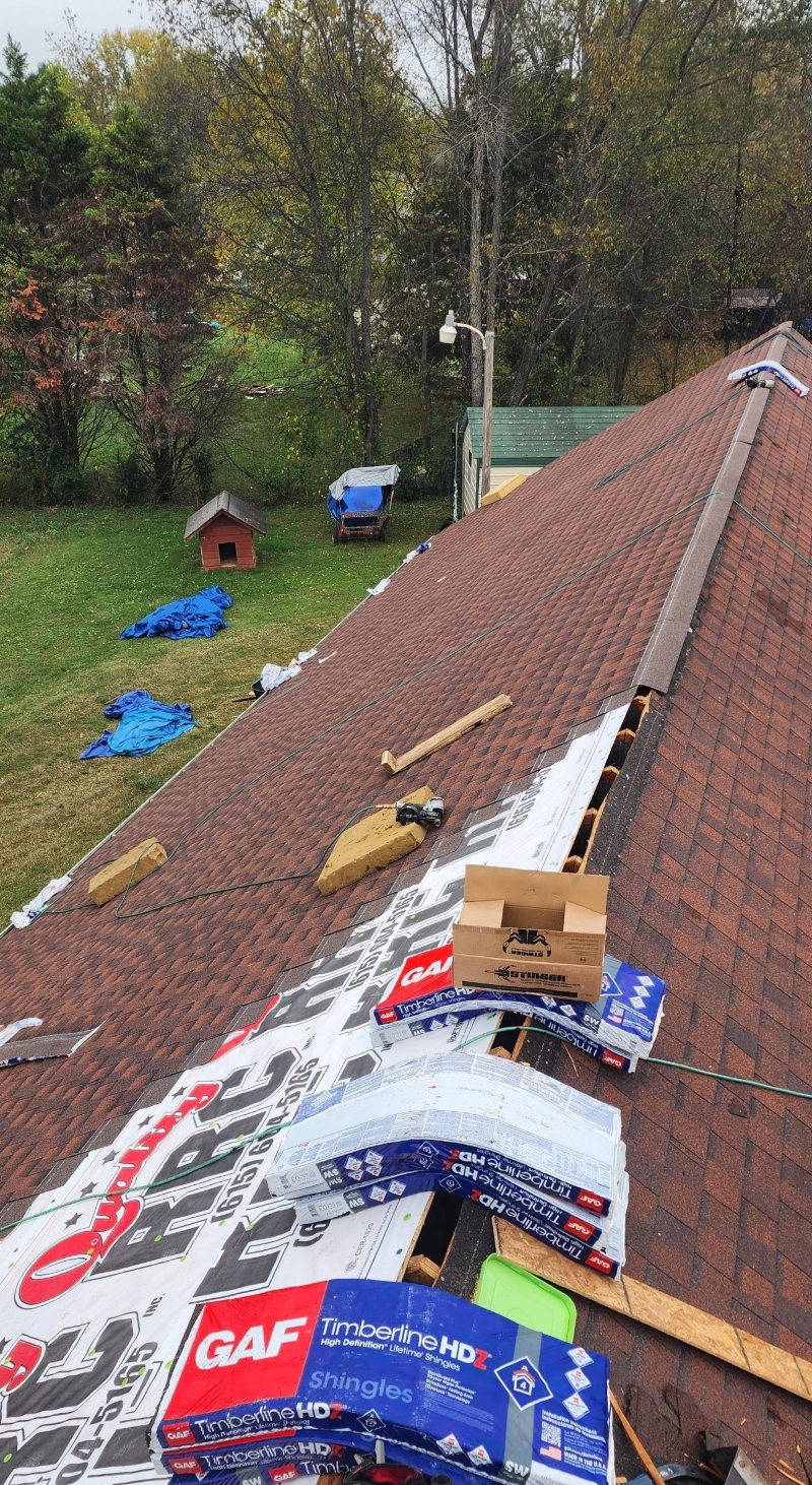 Roof replacement project in Murfreesboro TN