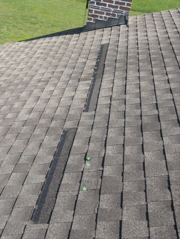 roof hail storm damage inspection results in Murfreesboro TN