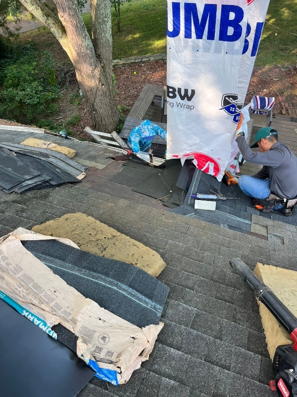 roof replacement Murfreesboro TN-in progress