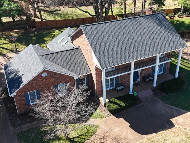 Completed roof installation in Smyrna TN by Quality RRC