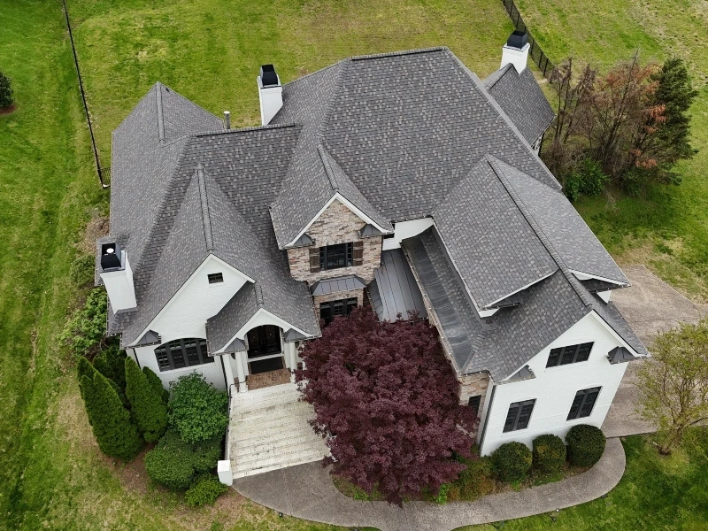 Completed CertainTeed Landmark Pro roof in Brentwood TN